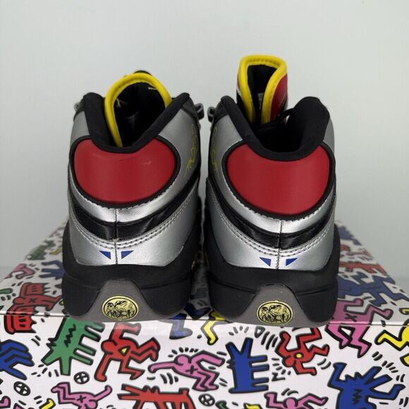 Reebok Question Mid Power Rangers Megazord Iverson Shoes Size 6 GY0588 - Picture 7 of 14